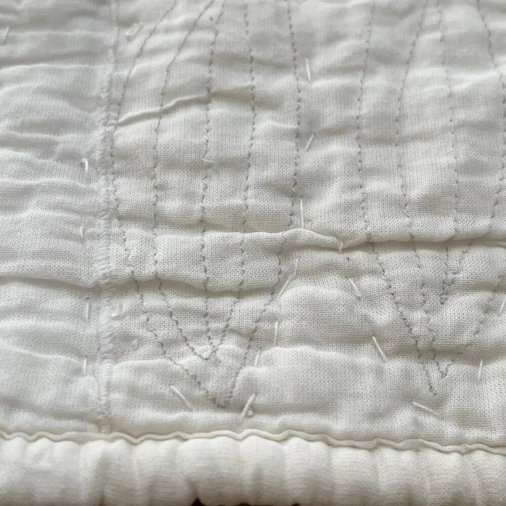Cotton Quilted Bedspread J+R Tree Embroidery Patchwork 70
